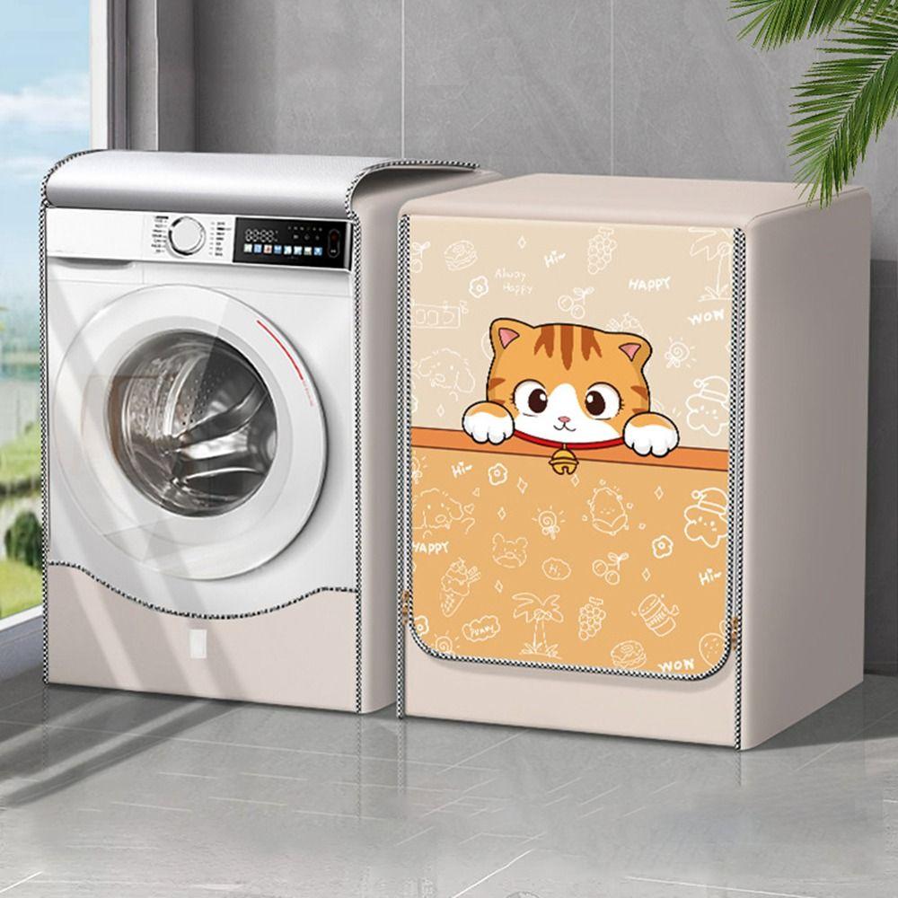 Oxford Cloth Dustproof Covers Sunscreen Washer Dryer Cover Cover Mesin Basuh  for Washing Machine