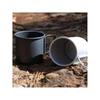 Neue Outdoor-Campingtasse mit klappbarem Griff, tragbare ultraleichte Tasse aus Aluminiumlegierung für Outdoor-Wandern, Kochen, Neuankunft 300ml