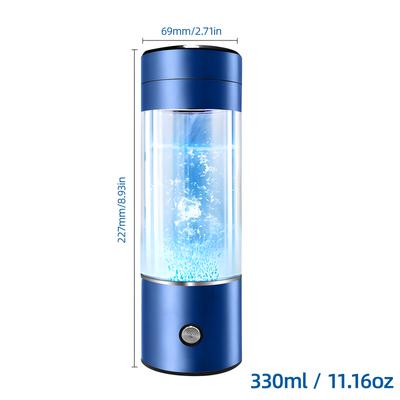 Portable Hydrogen Water Bottle Generator - Hydrogen Water Ionizer Machine with PEM and SPE