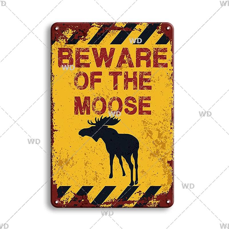 Attenzione Pericolo Cartelli Metallici Attenzione agli Animali Poster Gatto Targhetta Murale Vintage Placca Metallica Pub Bar Casa Pittura Decorazione Man Cave