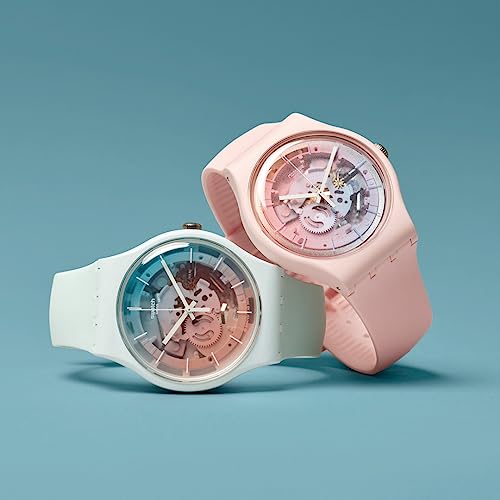Swatch FLEETINGLY PINK PAY! SO32P103-5300 Pink Watch