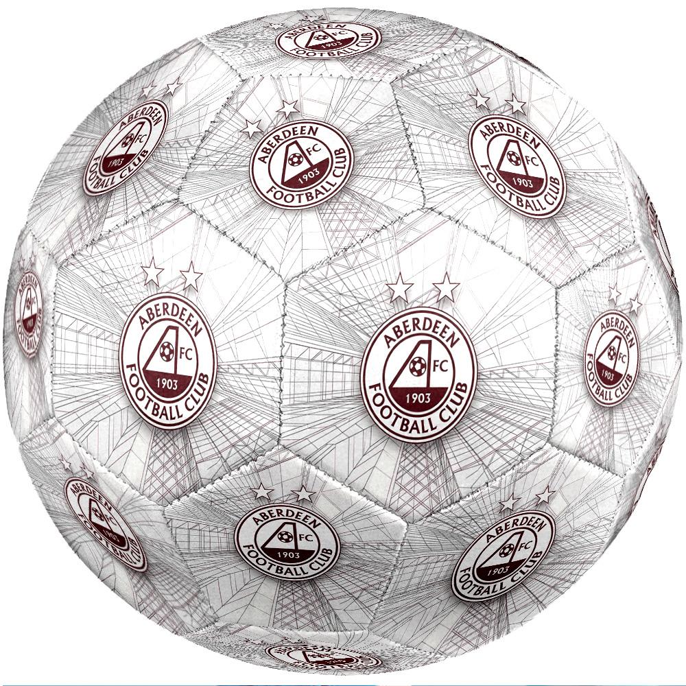 Aberdeen FC Size 5 Standard Football Durable Training Match Soccer Ball for Adult Outdoor Sports