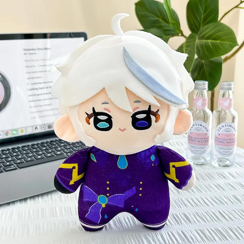 Cute Genshin Impact Plush Dolls Mini Soft Stuffed Toys Nahida Diluc Raiden Shogun Zhongli Venti Ayato Anime Gift