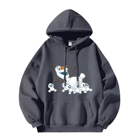 

Худи женское Disney Frozen Высокое качество 2025 Новая одежда принцессы Эльзы Анны для девочек Свободная куртка Уличная одежда Топ 3XL