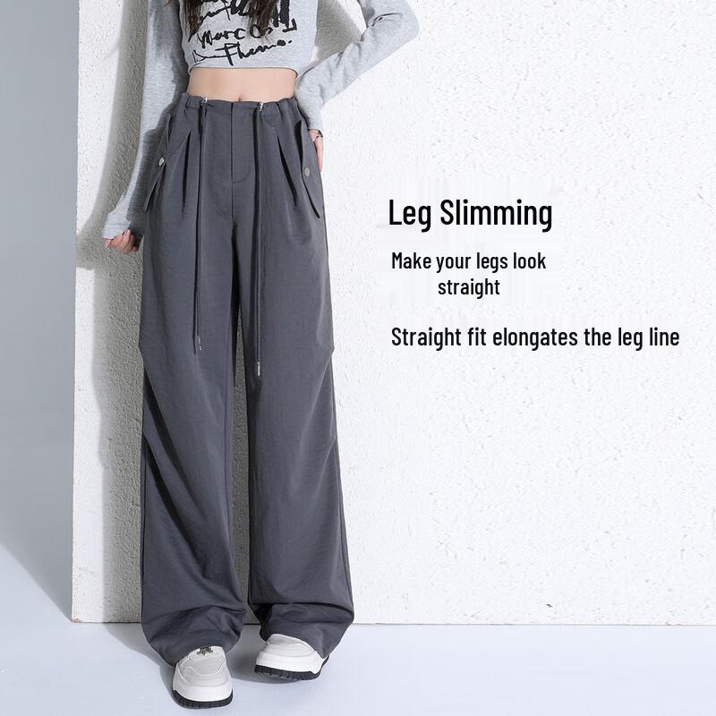 Women's Maillard Style Wide-Leg Casual Pants