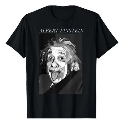 Camiseta De Albert Einstein Lógica Cita En La Parte Delantera