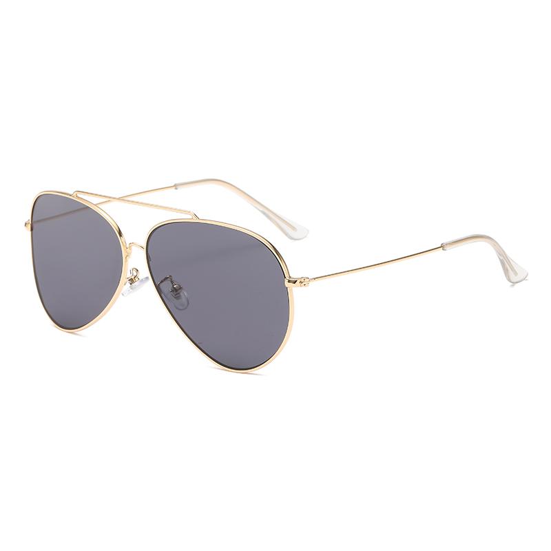 

New Pilot Concave Metal Frame Eyeglasses Men Women Fashion Sunglasses Driving UV Protection Sun Glasses Double Beam Glasses