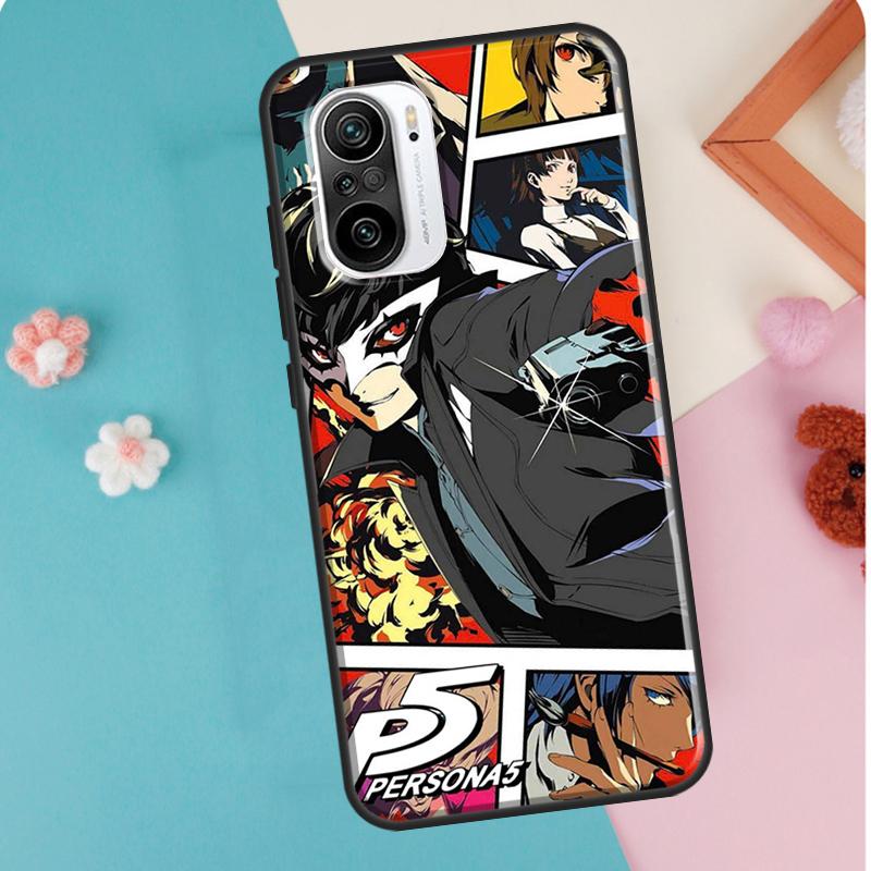 Persona 5 Yıldızları Xiaomi Mi 11 Lite Mi 12 Pro 12X 10T 11T Pro İçin Kılıf Kapak POCO X3 X4 Pro GT M3 M4 F3 İçin