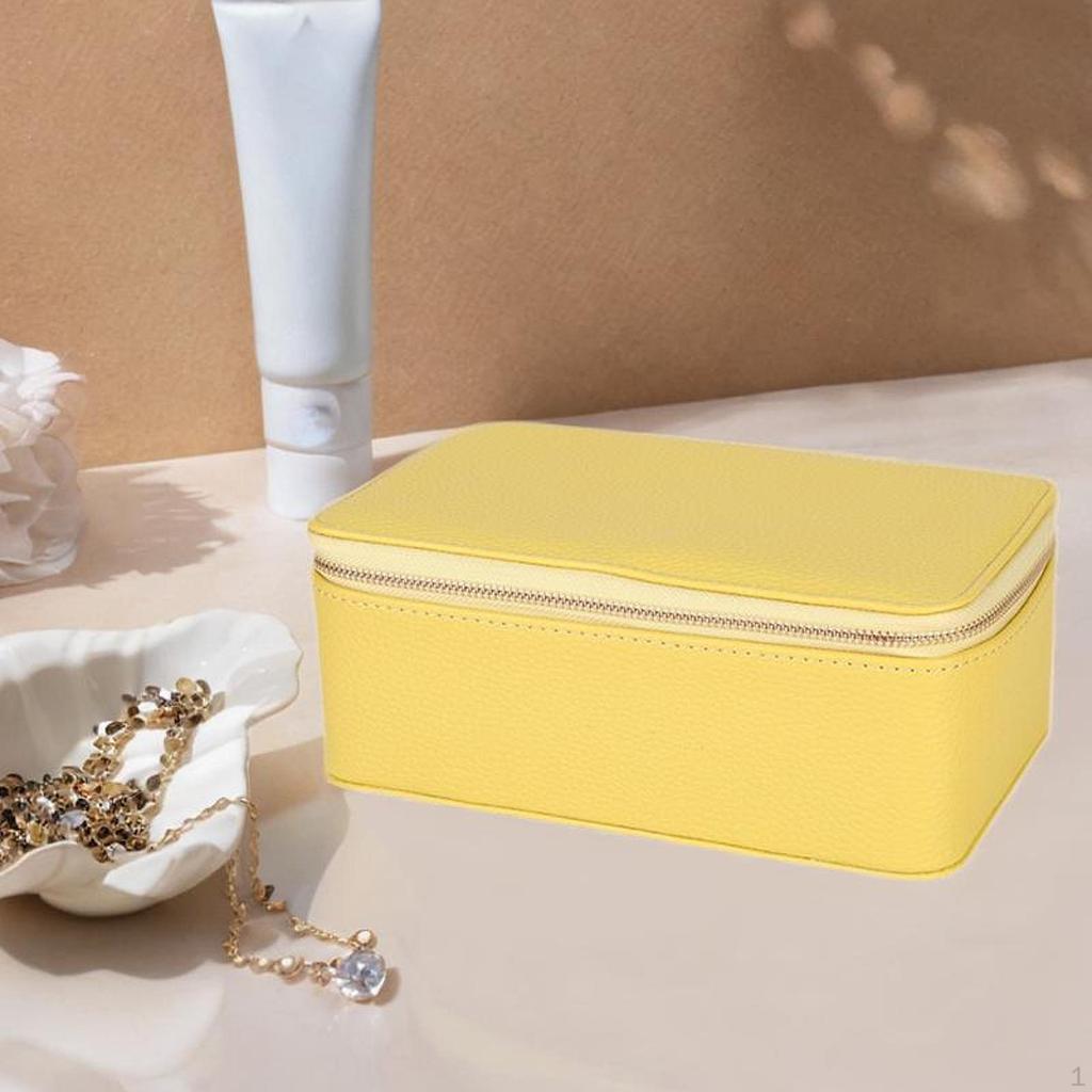 Schmuckschatulle Organizer mit 12 Taschen für Ohrringe Halskette Valentinstag