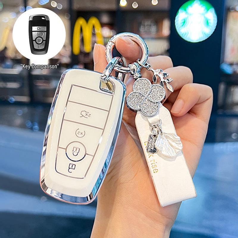 Key Case Shell for Ford Mondeo, Explorer, Focus, and Edge - Suitable for Men and Women