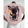 Pánské Módní 3D Tištěné Pánské Tričko Kulatý Výstřih Krátký Rukáv Trendy Street Wear