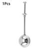 Stainless Steel Strainer Ball Press Telescopic Tea Filter Creative Portable Hanging Multi-purpose Household Kitchen Tool