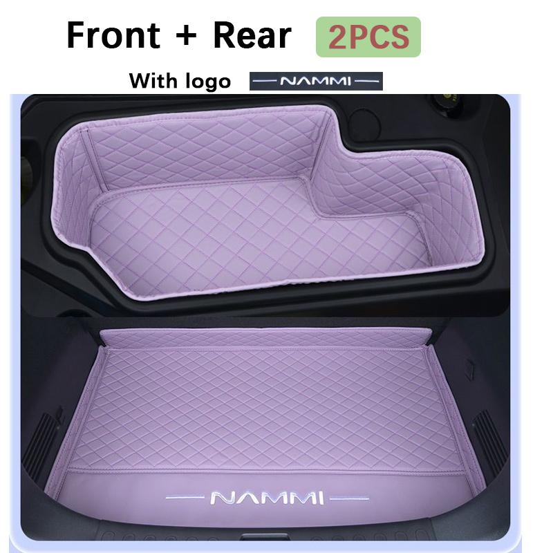 Car Front Trunk Mat For Dongfeng Box Nammi 01 2024 2025 2026 Anti-Scratch Trunk Cargo Organizer Storage Pad Leather Accessories