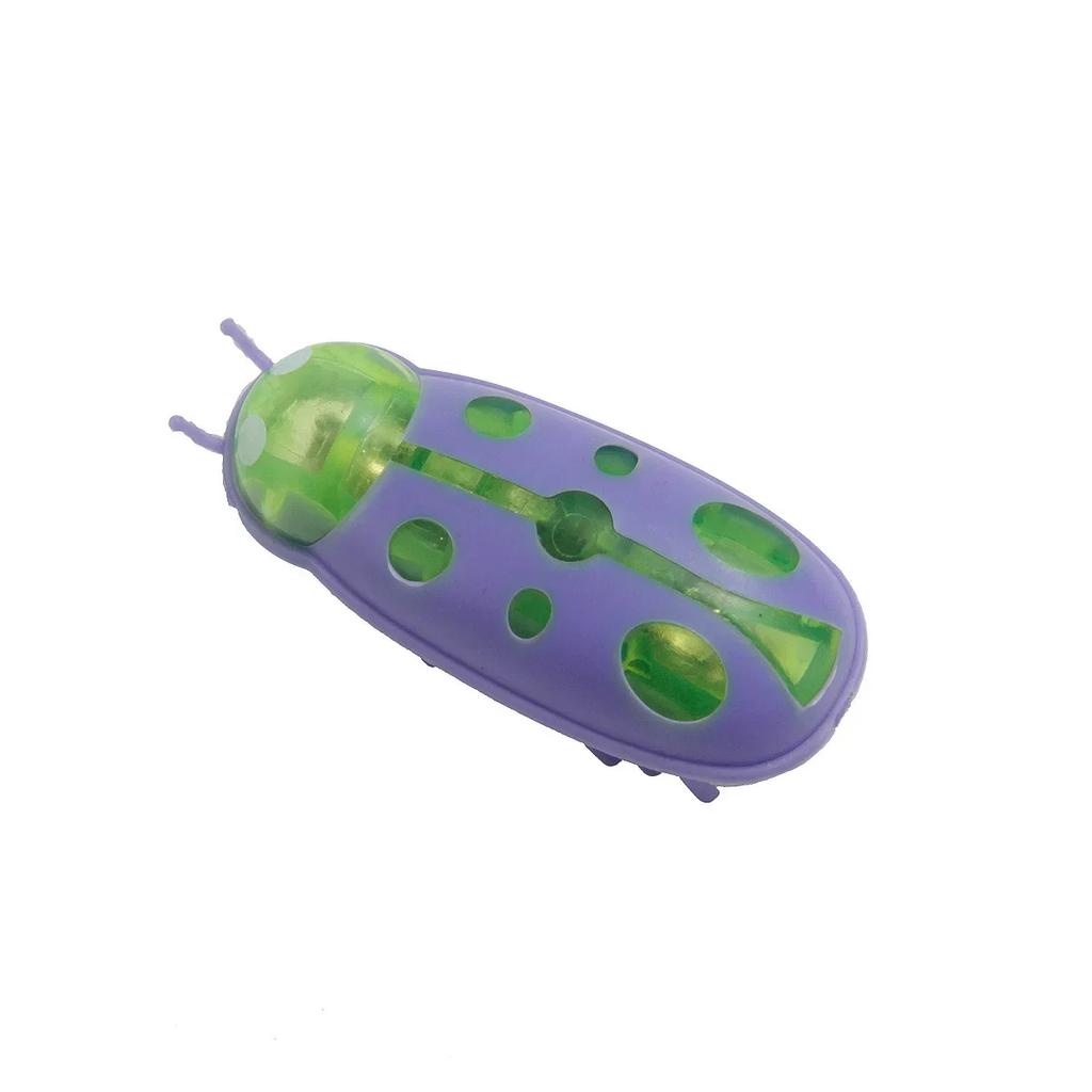 Automatic Flip Over Rolling Cat Toy Electric Vibrating Moving Beetle for Indoor Kitten Exercise Chase Training Fun Games