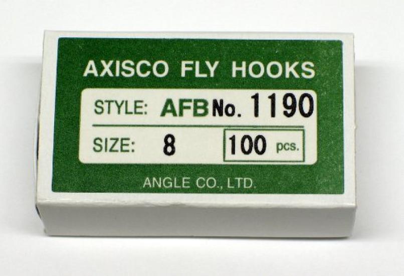 AXISCO Fly Hooks (100-Pack) AFB 1190-#8 Fishing Hooks