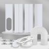 Retractable AC Exhaust Hose Window Baffle Heat Insulation Window Sealing Plate  Window Installation