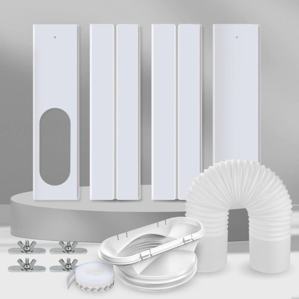 Retractable AC Exhaust Hose Window Baffle Heat Insulation Window Sealing Plate Window Installation