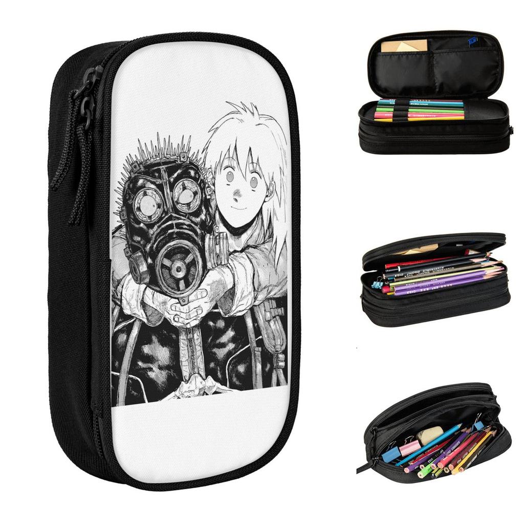 Dorohedoro Nikaido And Caiman Pencil Case Anime Pencilcases Pen Holder for Student Big Capacity Bags School Supplies Stationery