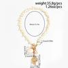 Ingemark Boho White Starfish Chain Necklace for Women Fashion Statement Elegant Conch Snail Pendant Choker Aesthetic Y2K Jewelry