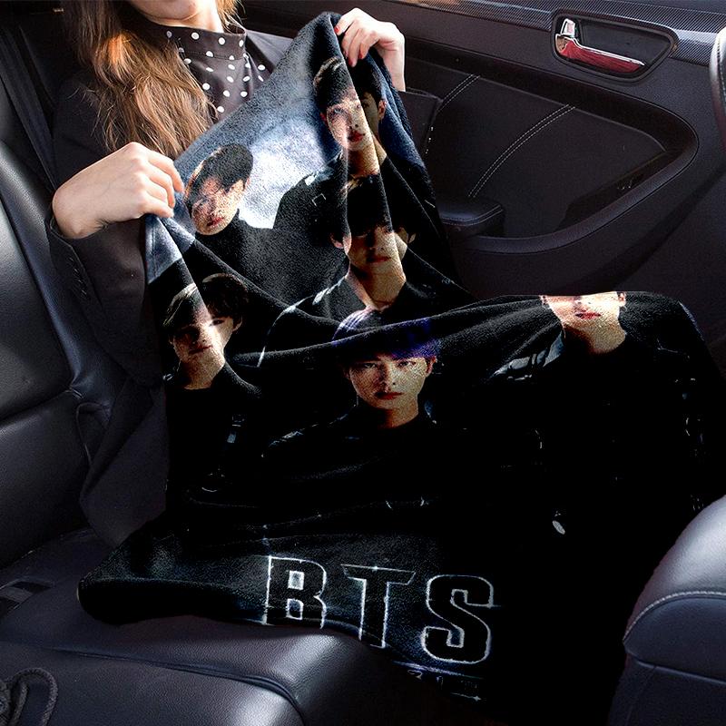 Vivid Dreams kpop Blanket Flannel Blanket for bed, sofa, Camping, Hiking, Picnic Essentials, gift for family Fan gifts