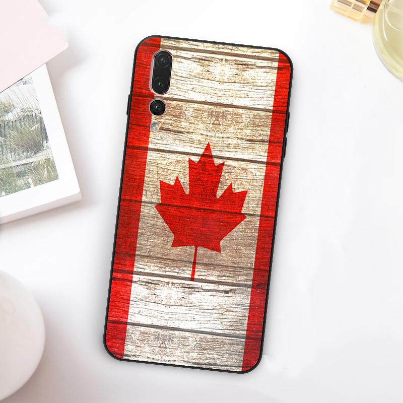 Canada Canadian Flag For Huawei Nova Y60 Y70 Y90 Y72 Y73 Y61 Y91 7i 8i 11i 12i 12s 9 10 SE P20 P30 P40 Lite Case