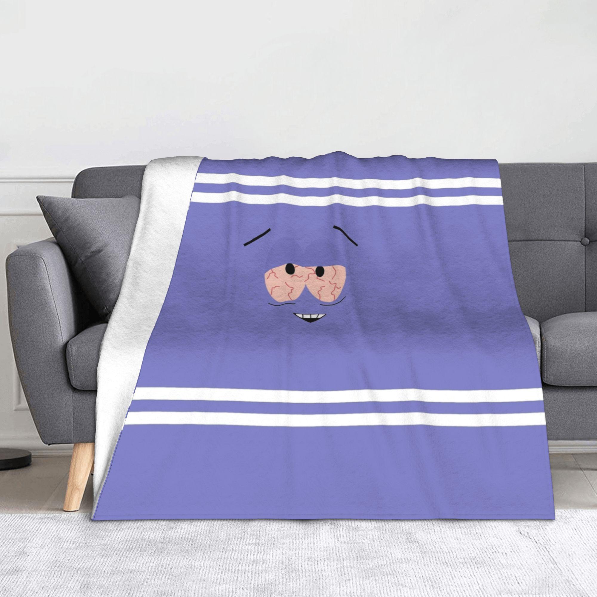 South-Park Cartoon Towelie Blanket Velvet Autumn/Winter Multifunction Warm Throw Blankets for Bed Outdoor Quilt 75X95CM