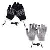 USB Electric Heated Gloves Windproof Touchscreen Hand Warmer Anti-Slip Motorcycle Thermal Gloves for Outdoor Camping Hiking