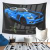 Mustang Gt Tapestry Wall Hanging Aesthetic Home Decoration Tapestries for Dorm Room
