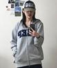 Jeep Jeep Big Logo 2-Way Oversized Zip-Up Hoodie (Jr5Tzu075Mg)