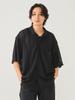 Shirt Mesh Open Collar Shirt SUMIKURO M 11011512147 [BEAMS] S/S Men's