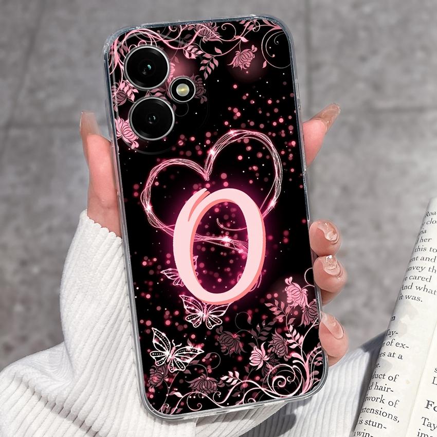Fashion Letter Butterfly Pattern Phone Case For Honor 400 300 200 Pro Lite Smart 50S 30S 20S 20i 10i Soft Clear Back Cover For Honor Cellphone Casing