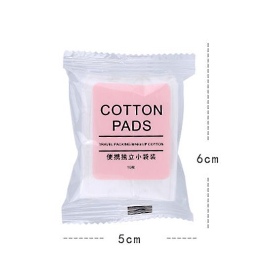 10Pcs Cosmetic Water Round Soft Cotton High Absorption Disposal Makeup Remover Pads