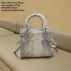 2024 Luxury Snake Pattern Women's Square Shoulder & Messenger Bag