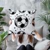 1Pc Football Pattern Cushion Covers Polyester Pillow Cover For Home Sofa Chair Bed Car Party Table Decoration