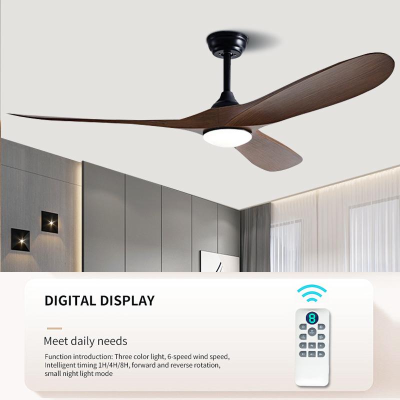 

52-дюймовый потолочный светильник-вентилятор с пультом дистанционного управления, для гостиной, спальни, внутреннего освещения столовой со светодиодными потолочными светильниками-вентиляторами 42 inches