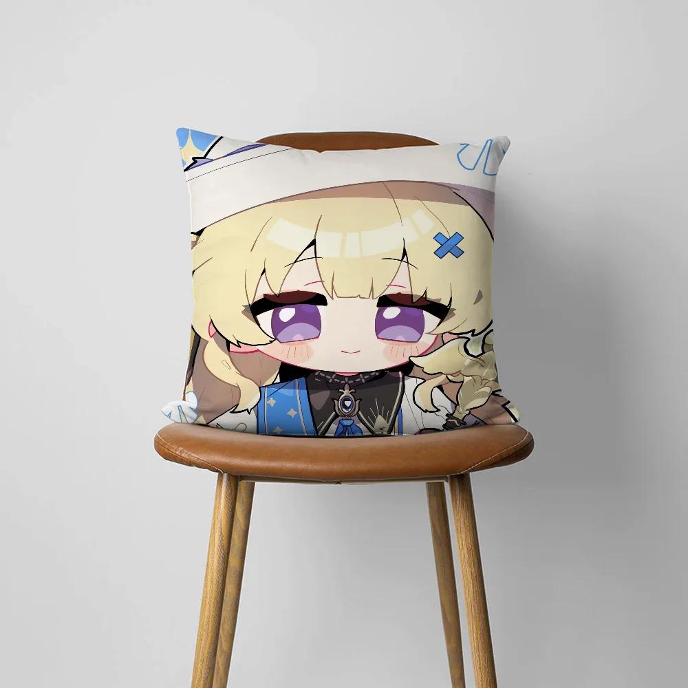 Anime Character Pillowcases Office Car Sofa Bed Cushion Cover Home Bedroom Decoration