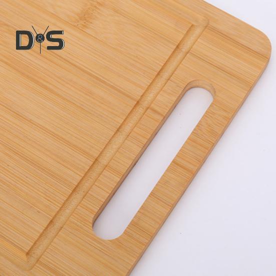 Bamboo Cutting Board Thickened Double-Sided Chopping Board for Meat And Vegetables Kitchen Chopping Panel with Vertical Storage Anti-Mildew Fruit
