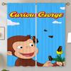 Curious George Window Blinds Blind Shade Curtain for Quarto Curtains for Kitchen Tulle In Kitchen Blackout Curtain 100% Shades