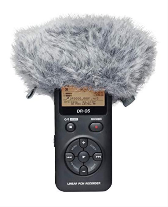TASCAM WS-11 Windscreen for DR Series Field Recording Music Wild Birds Railway Recording Windshield Effect Outdoor Recording Eliminates Noise Such As