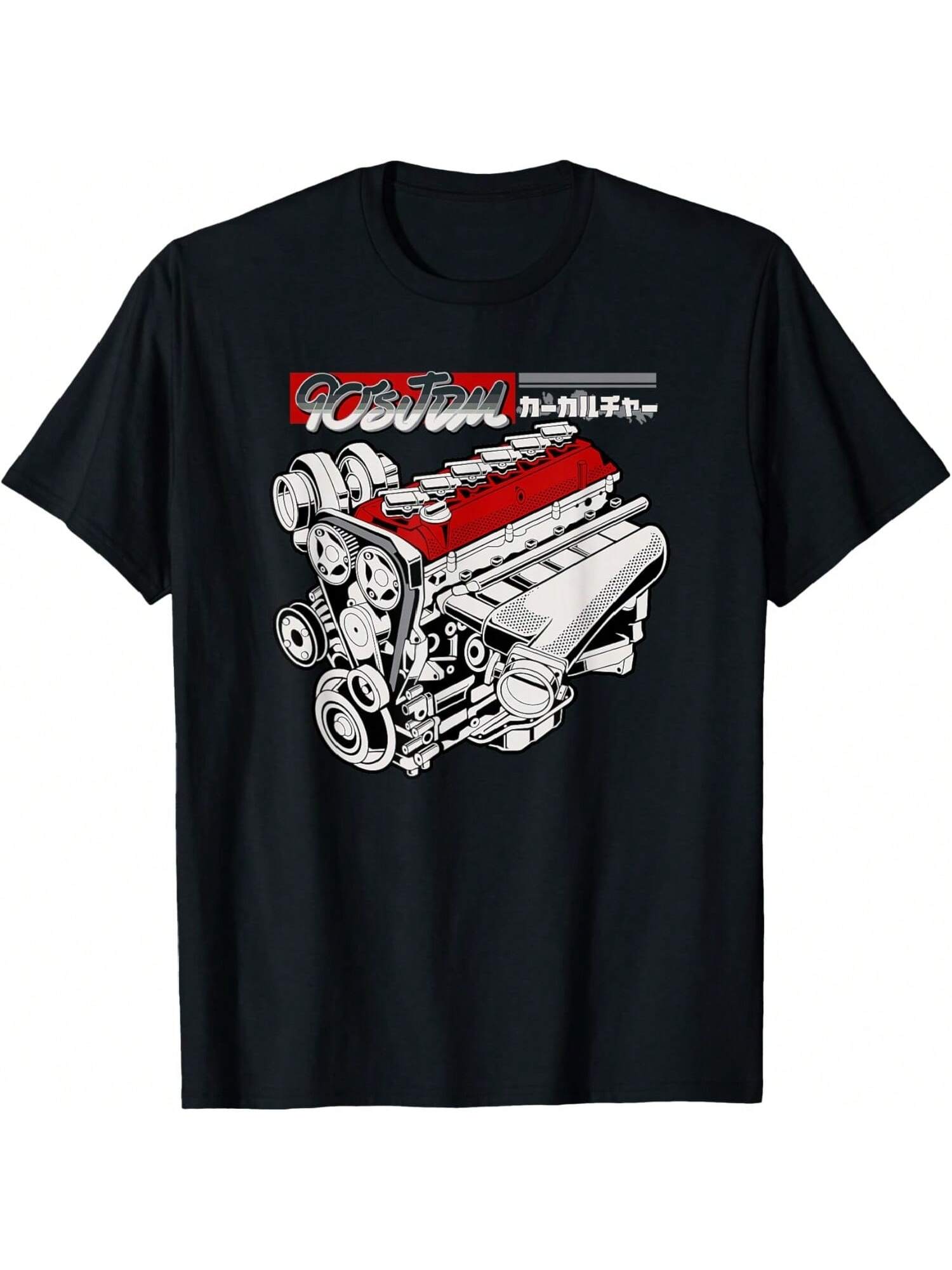 90s JDM TY JZ Graphic T-Shirt S разноцветный