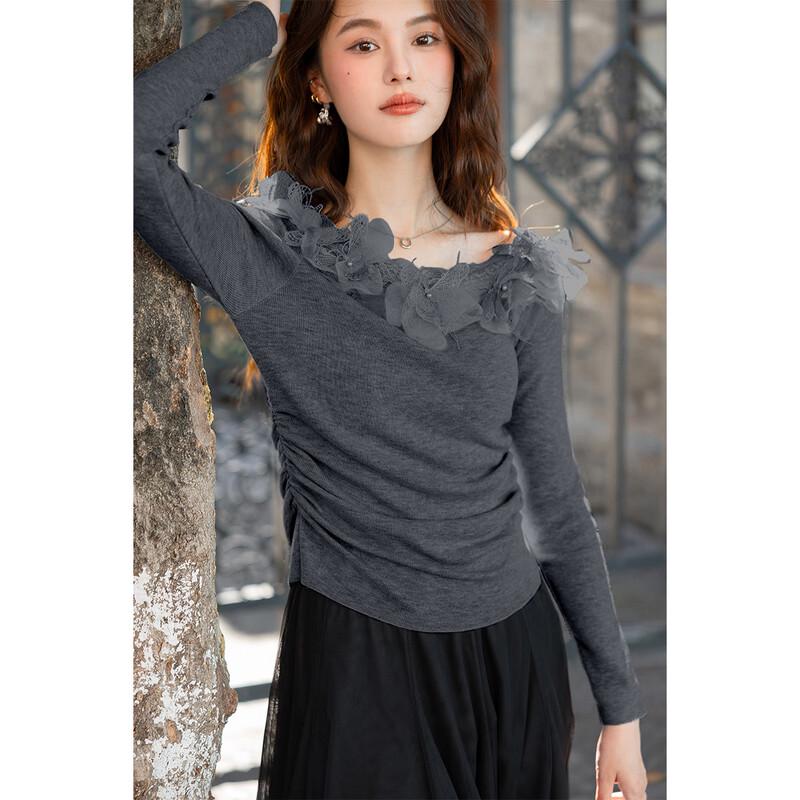 Mokaana Women's One-Shoulder Knit Top