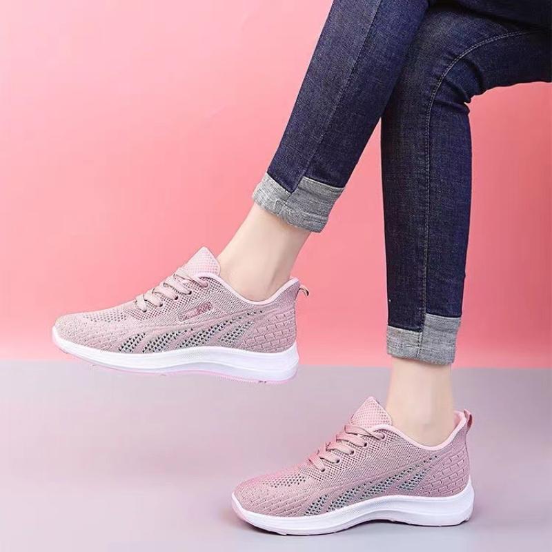 Dámské sportovní boty Trendy tenisky s vzduchovou podrážkou Prodyšné vycházkové tenisky Pohodlné lehké běžecké boty