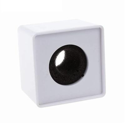 Microphone Flag Station Cube ABS Square Flags Interview Mic Logo Mark TV Station Reporter Microphone Cube Box Foam Cover