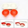 Double-layer Microwave Mini Egg Poacher Steamer Breakfast Cooker Boiler Cup