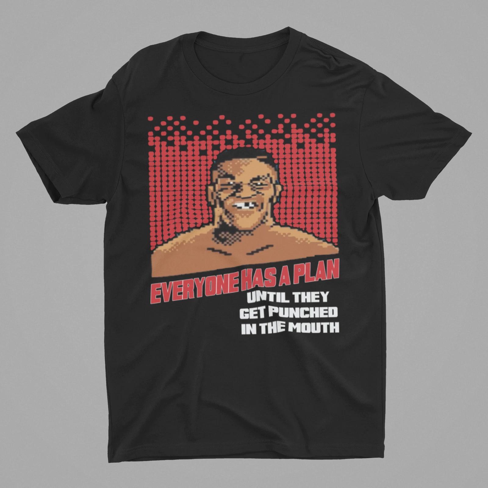 (Officially Licensed) EVERYONE HAS A PLAN TIL PUNCHED IN THE MOUTH Shirt S