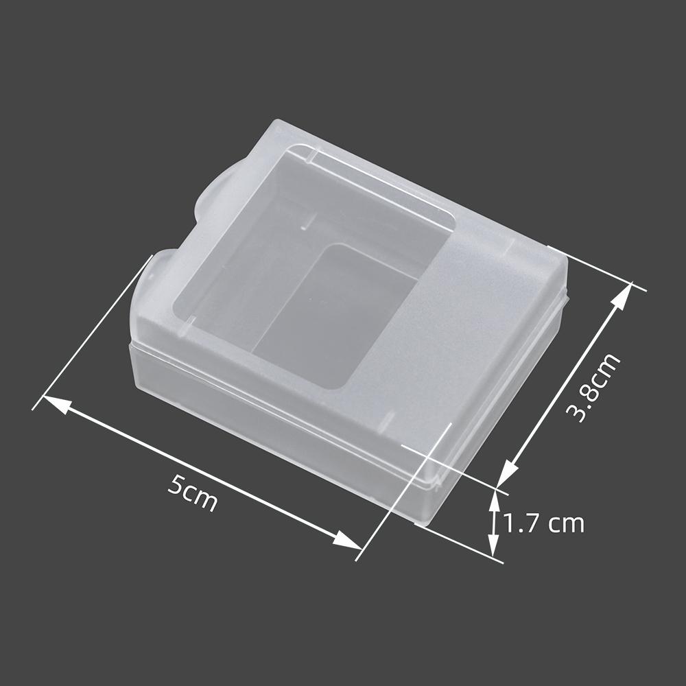 2Pcs Battery Box Plastic Protective Storage Box Fit for Camera Battery
