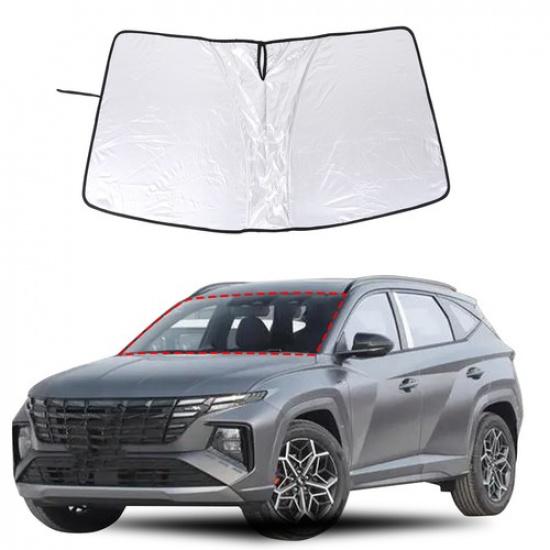 Car Sun Shade Windshield Window Sunshade Cover For Hyundai Tucson 2024