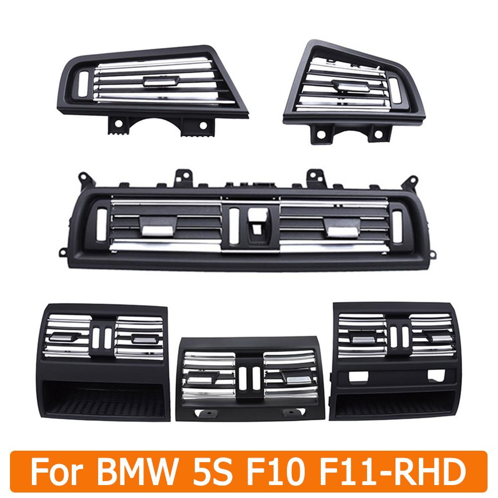 

Для BMW 5 серии F10 F11 F18 RHD AC вентиляционная решетка Панель Chrome Розетка Замена крышки 520i 523i 525i 528i