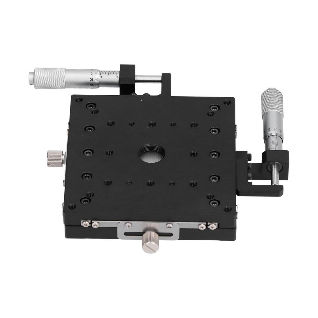 Translation Stage X Y Axes Sliding Table Micrometer Cross Roller Guide 100mmx100mm M2WGA100