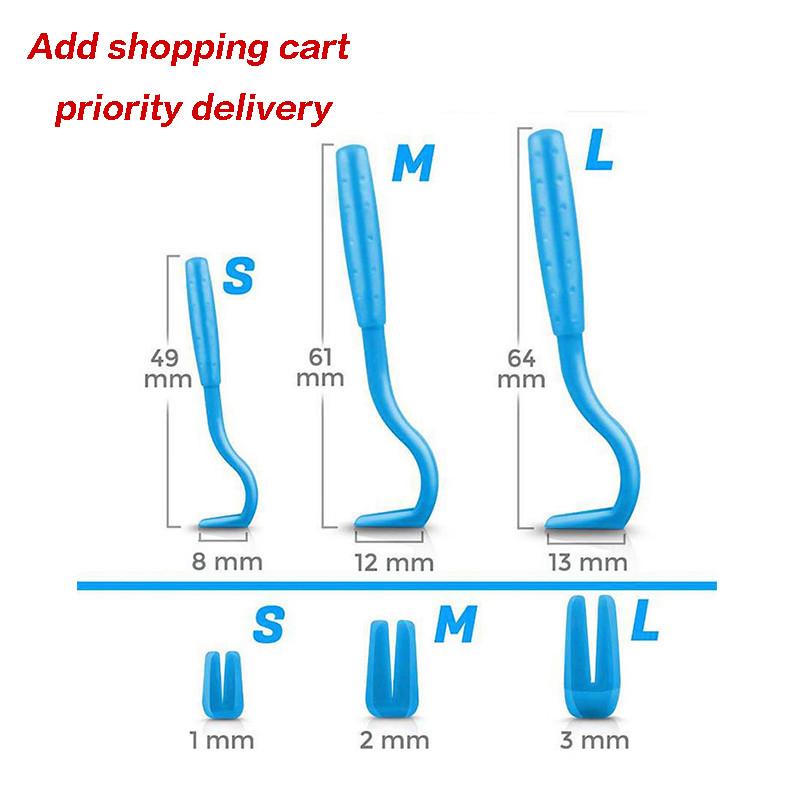 Flohentferner Haken Zeckenentfernung Pinzette Zecken ziehen Haustier Katze Hund Mithelfer Kratzen Extraktor Milben Pinzette Kamm Lausen Zange